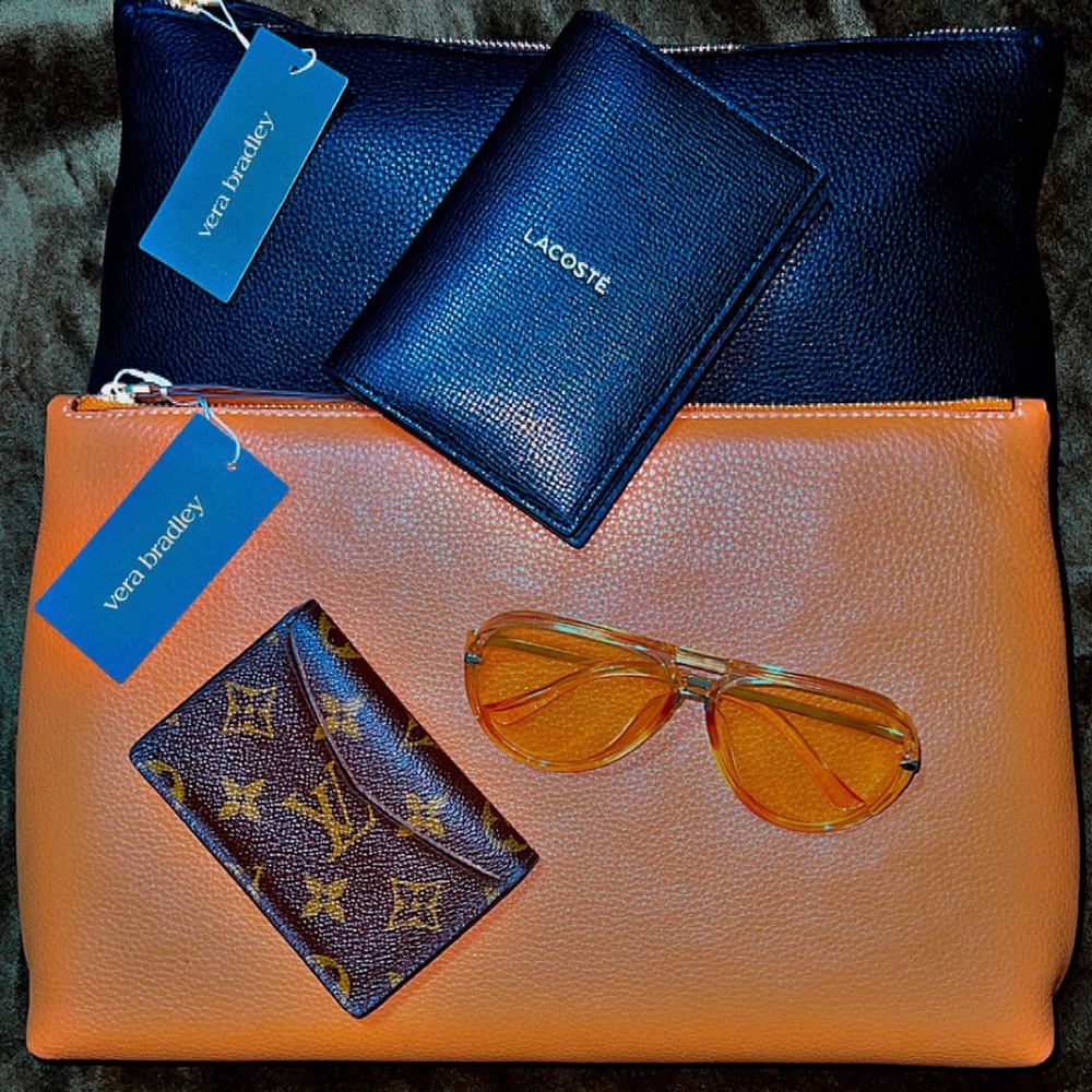 Vera Bradley Large Clutch Camel color!